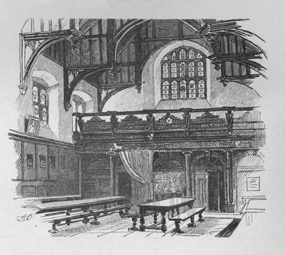 Grays Inn Hall, 1890 tekijältä Unbekannt