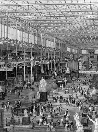 Suuri näyttely Crystal Palacessa, Hyde Parkissa, Lontoossa, 1851 tekijältä Unbekannt