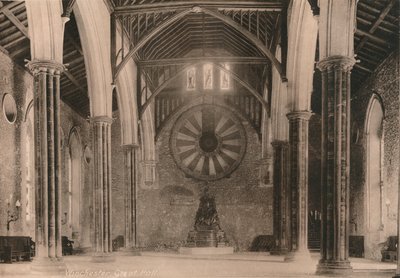 Winchesterin linnan suuri sali, Hampshire, 1900-luvun alku tekijältä Unbekannt