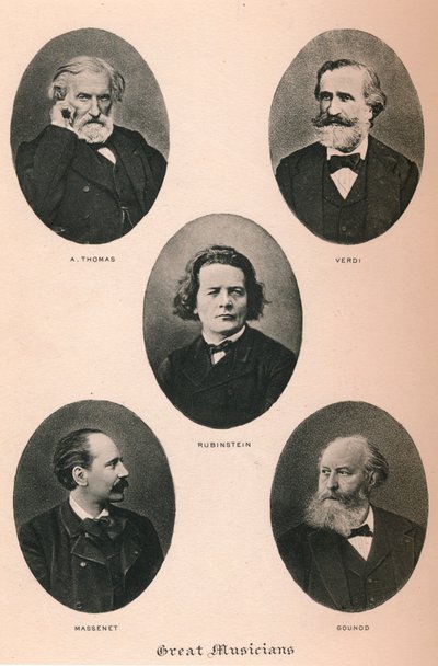 Suuret muusikot - levy I, 1895 tekijältä Unbekannt