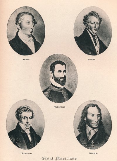 Suuret muusikot - levy XV, 1895 tekijältä Unbekannt