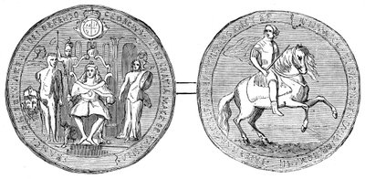 Yrjö II:n suuri sinetti, 1700-luvun puoliväli, 1800-luku tekijältä Unbekannt