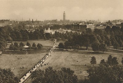 Green Park ja Westminster rakenteesta, joka on vallannut vanhan Devonshiren alueen, vuodelta 1935. tekijältä Unbekannt