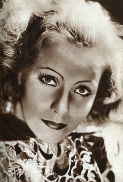Greta Garbo, ruotsalainen näyttelijä, 1933 tekijältä Unbekannt