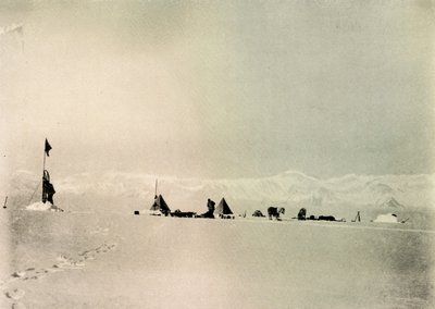 Grisi Depot, leveysaste 82° 45 etelää, c1908, 1909. tekijältä Unbekannt