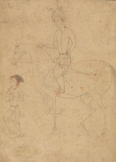 Sulhanen ja ratsastaja, 1540-50. tekijältä Unbekannt
