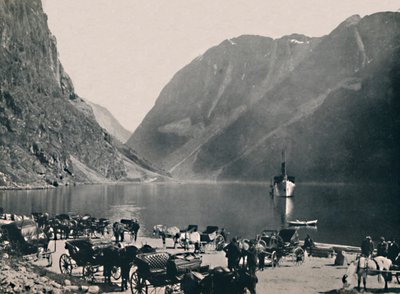 Gudvangen, Naeroyfjord, 1914. tekijältä Unbekannt
