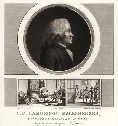 Guillaume-Chretien de Lamoignon de Malesherbes, Ranskan valtiomies, valtioministeri tekijältä Unbekannt