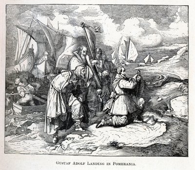 Gustav Adolfin maihinnousu Pommeriin, 1882 tekijältä Unbekannt