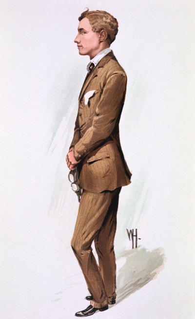 Gustave Hamel, brittiläinen ilmailun pioneeri, 1913 tekijältä Unbekannt