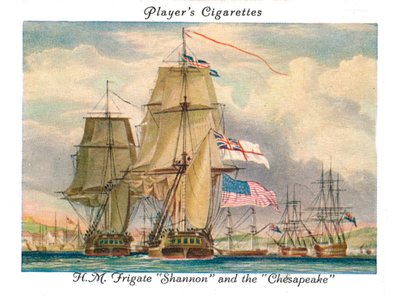 H.M. Fregate Shannon ja Chesapeake, 1936. tekijältä Unbekannt