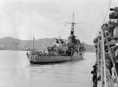 HMS Amethyst, Jangtse-joen toiminnan jälkeen, 20. huhtikuuta 1949 tekijältä Unbekannt