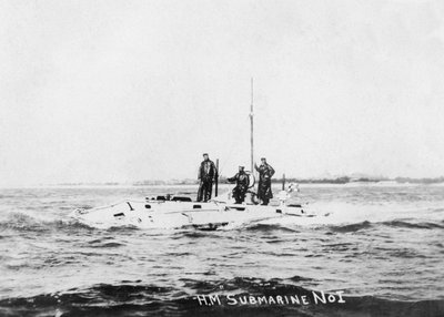 HM-sukellusvene nro 1, c1908 tekijältä Unbekannt