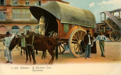 Havanna - Kauppiaskärry, vaunu, c1910. tekijältä Unbekannt