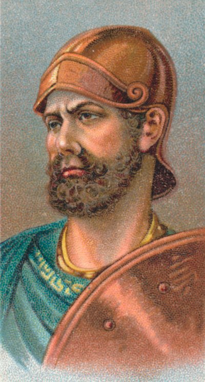 Hannibal 247-183182181 eKr., puunilainen karthagolainen, sotilaskomentaja, 1924 tekijältä Unbekannt
