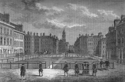 Hanover Square, Westminster, Lontoo, vuonna 1750, c1800 1878 tekijältä Unbekannt