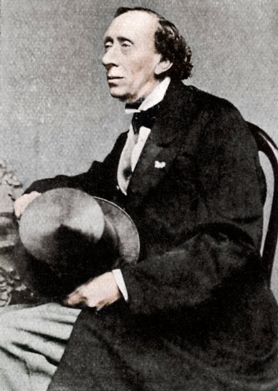 Hans Christian Andersen, tanskalainen kirjailija ja runoilija, 1800-luvun puoliväli tekijältä Unbekannt