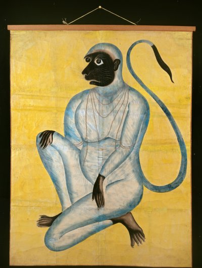 Hanuman, apinajumala, vuodelta 1870 tekijältä Unbekannt