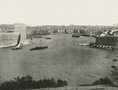 Satamanäkymä, Marseille, Ranska, 1895. tekijältä Unbekannt