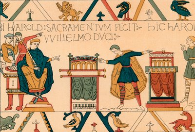 Haroldsin uskollisuusvala Normandian Williamille, 1800-luku. tekijältä Unbekannt
