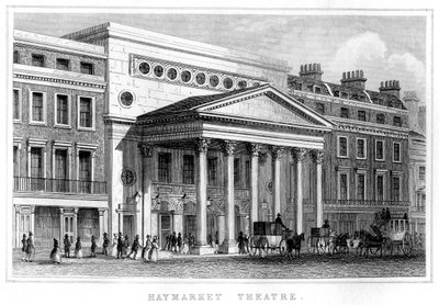 Haymarket Theatre, Westminster, Lontoo, 1800-luku tekijältä Unbekannt