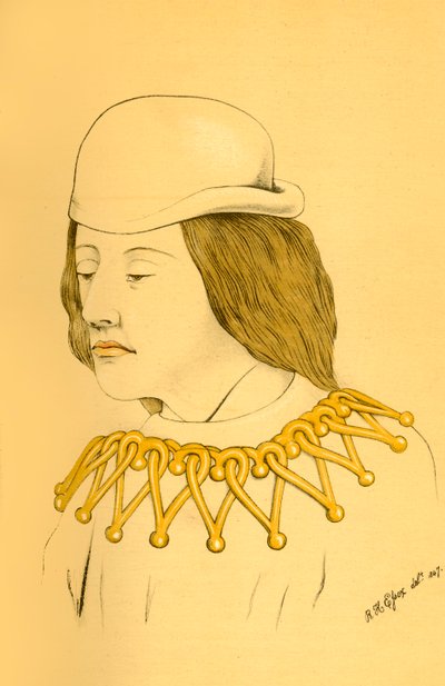 Päällikkö I. Yhdestä Etonin kirkon seinämaalauksesta, 1911. tekijältä Unbekannt