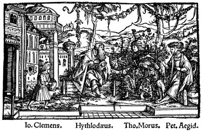 Päähine Thomas Moren Utopiasta, 1518 tekijältä Unbekannt