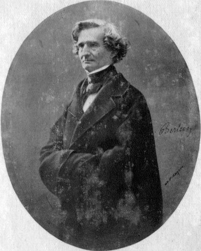 Hector Berlioz, ranskalainen romanttinen säveltäjä, c1845-1869 tekijältä Unbekannt