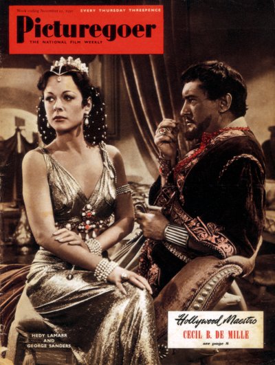 Hedy Lamarr 1914-2000 ja George Sanders 1906-1972, näyttelijät, 1950 tekijältä Unbekannt