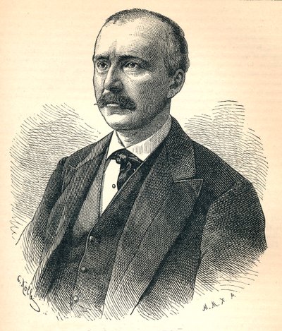 Heinrich Schliemann, 1822-1890, saksalainen arkeologi, 1893 tekijältä Unbekannt