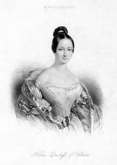 Helene Louise Elizabeth, Orleansin herttuatar, 1843 tekijältä Unbekannt