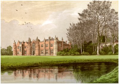Hengrave Hall, Suffolk, Gagen perheen koti, vuodelta 1880 tekijältä Unbekannt