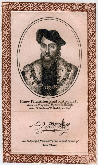Henry Fitzalan, Arundelin 19. jaarli tekijältä Unbekannt