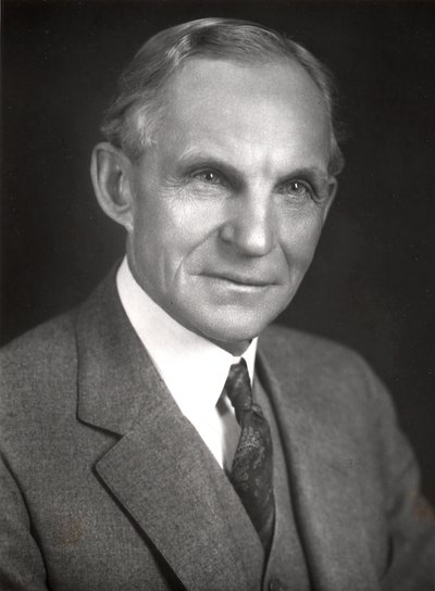 Henry Ford, amerikkalainen insinööri ja autonvalmistaja, c1910-c1930 tekijältä Unbekannt