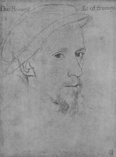 Henry Howard, Surreyn jaarli, ei Holbein, 1500-luku 1945 tekijältä Unbekannt