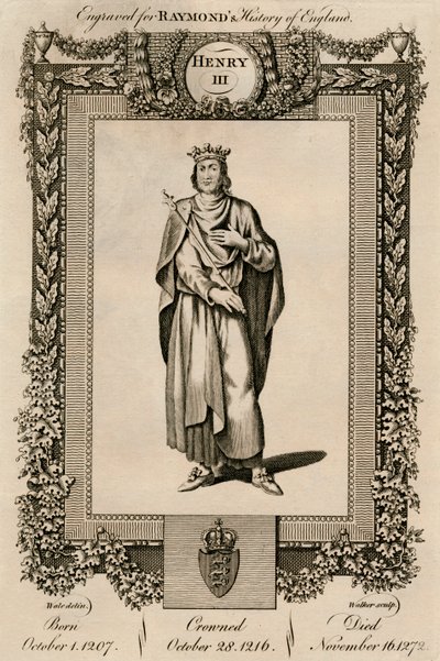 Henrik III, 1207-1272, c1787. tekijältä Unbekannt