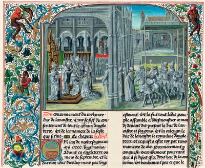 Henrik IV 1367-1413, Englannin ensimmäinen Lancasterian kuningas, 1399 tekijältä Unbekannt