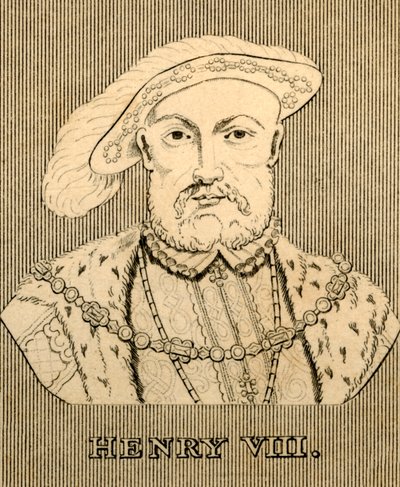 Henrik VIII, 1491-1547, 1830. tekijältä Unbekannt