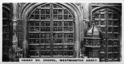 Henry VII Chapel, Westminster Abbey, Lontoo, 1920-luku tekijältä Unbekannt