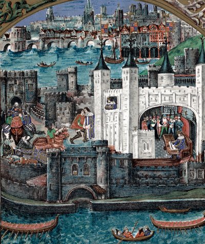 Henry VII Lontoon Towerissa, 1485-1509 tekijältä Unbekannt