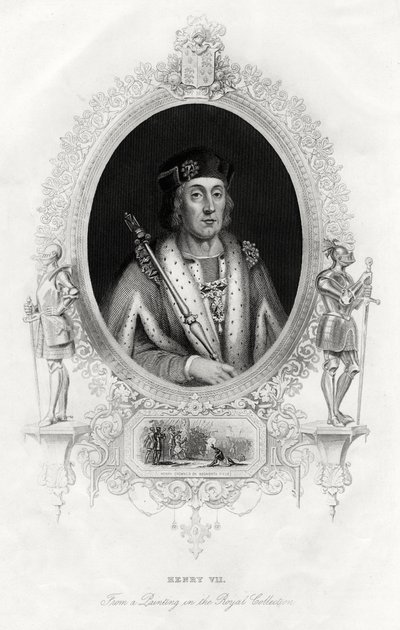 Henry VII, ensimmäinen Englannin Tudor-kuningas, 1860 tekijältä Unbekannt