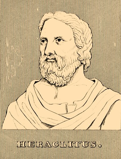Herakleitos, 535-475 eKr., 1830. tekijältä Unbekannt