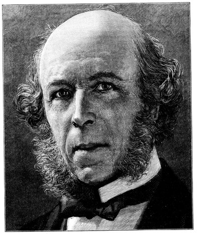 Herbert Spencer, englantilainen filosofi ja sosiologi, 1897 tekijältä Unbekannt