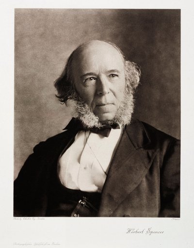 Herbert Spencer, englantilainen yhteiskuntafilosofi tekijältä Unbekannt