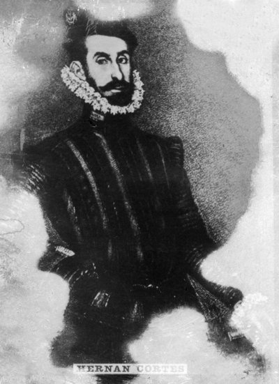Hernan Cortes, 1485-1547, 1920-luku tekijältä Unbekannt