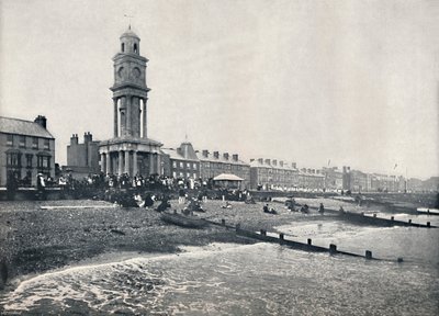 Herne Bay - Etuosa, jossa näkyy kellotorni, 1895 tekijältä Unbekannt