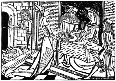 Herodias Johannes Kastajan pään kanssa, 1488 1964 tekijältä Unbekannt
