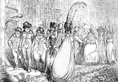 Suuri muutos Bond Streetillä - tai - Suuren maailman kohteliaisuus, 1796 tekijältä Unbekannt