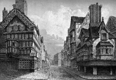 High Street, Shrewsbury, 1825 1893 tekijältä Unbekannt