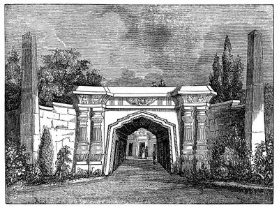 Highgaten hautausmaa, Lontoo, 1838 tekijältä Unbekannt